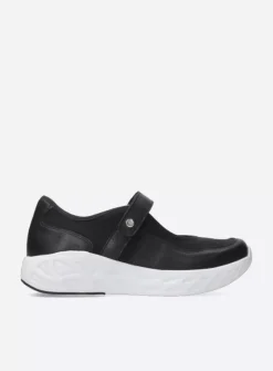DAMES Wolky Wandelschoenen|Bandschoenen<Spring S2F - zwart combi stretch leer