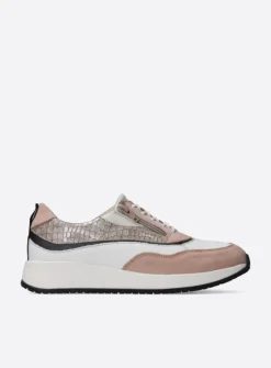 DAMES Wolky Lage Veterschoenen|Sneakers<Sprint - gebroken wit/nude combi leer