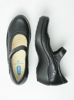 DAMES Wolky Herfst/Winter|Bandschoenen<Sud - zwart leer