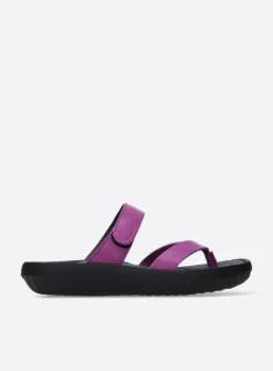 DAMES Wolky Slippers<Tahiti - fuchsia leer