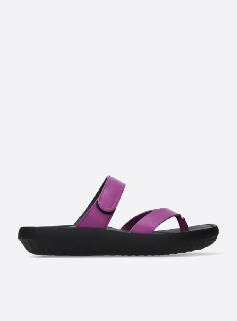 DAMES Wolky Slippers<Tahiti - fuchsia leer