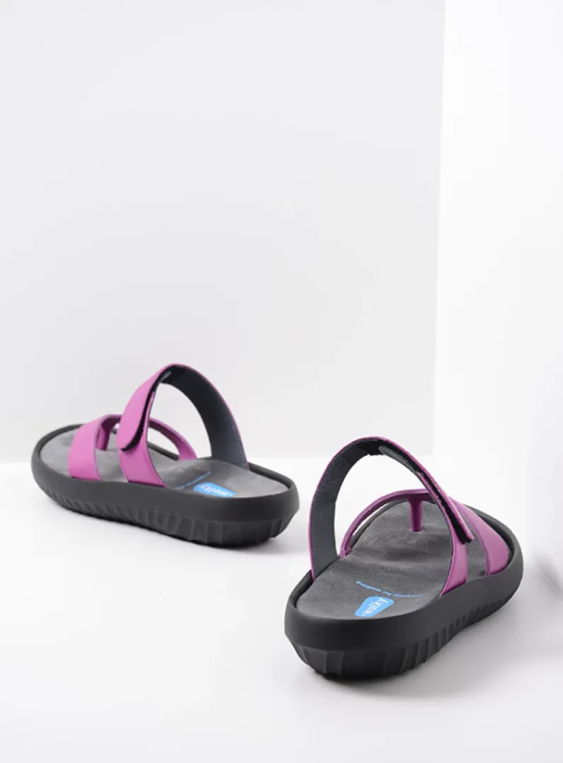 DAMES Wolky Slippers<Tahiti - fuchsia leer