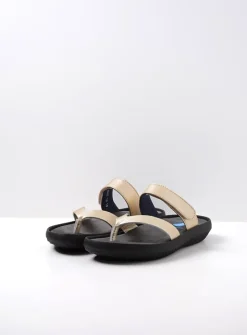 DAMES Wolky Slippers<Tahiti - goud leer