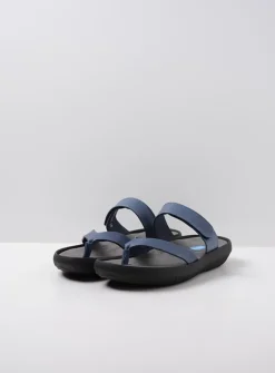 DAMES Wolky Slippers<Tahiti - jeans leer