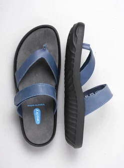 DAMES Wolky Slippers<Tahiti - jeans leer