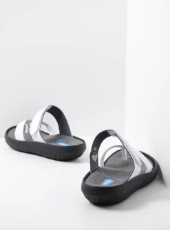 DAMES Wolky Slippers<Tahiti - wit leer