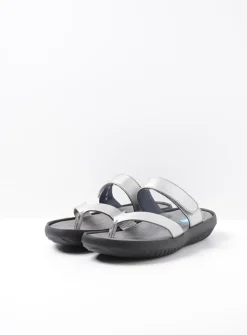 DAMES Wolky Slippers<Tahiti - zilver/grijs leer