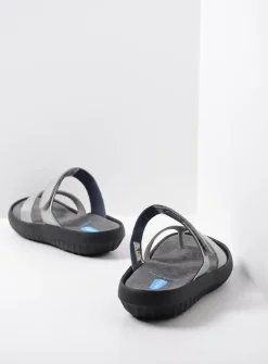 DAMES Wolky Slippers<Tahiti - zilver/grijs leer