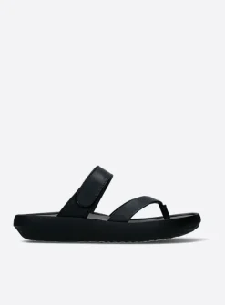 DAMES Wolky Slippers<Tahiti - zwart leer