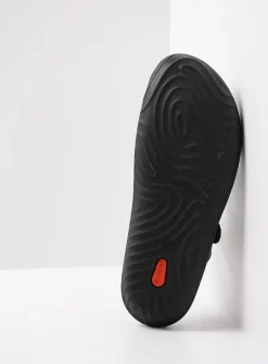 DAMES Wolky Slippers<Tahiti - zwart leer