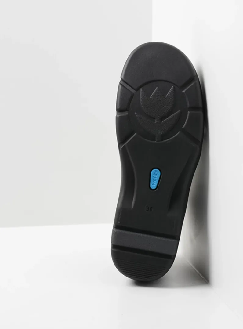 DAMES Wolky Hoge Veterschoenen|Herfst/Winter<Tarda XW-WR - donkerblauw nubuck