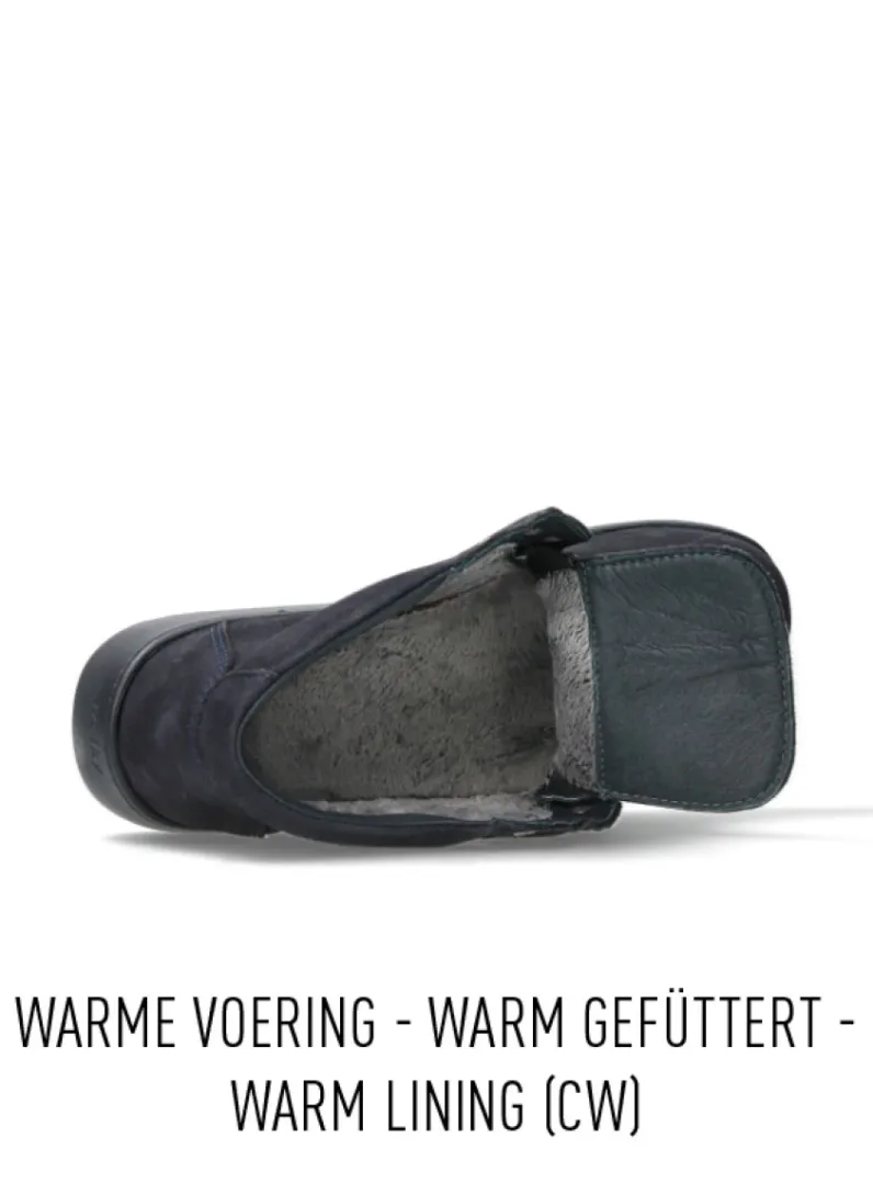 DAMES Wolky Hoge Veterschoenen|Herfst/Winter<Tarda XW-WR - donkerblauw nubuck
