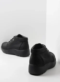 DAMES Wolky Hoge Veterschoenen|Herfst/Winter<Tarda XW-WR - zwart nubuck