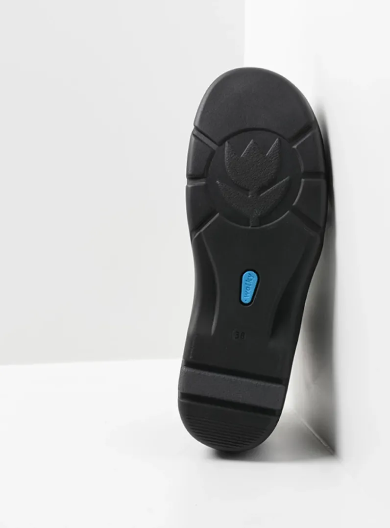 DAMES Wolky Hoge Veterschoenen|Herfst/Winter<Tarda XW-WR - zwart nubuck