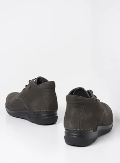 DAMES Wolky Hoge Veterschoenen|Wandelschoenen<Truth HV - asfalt nubuck