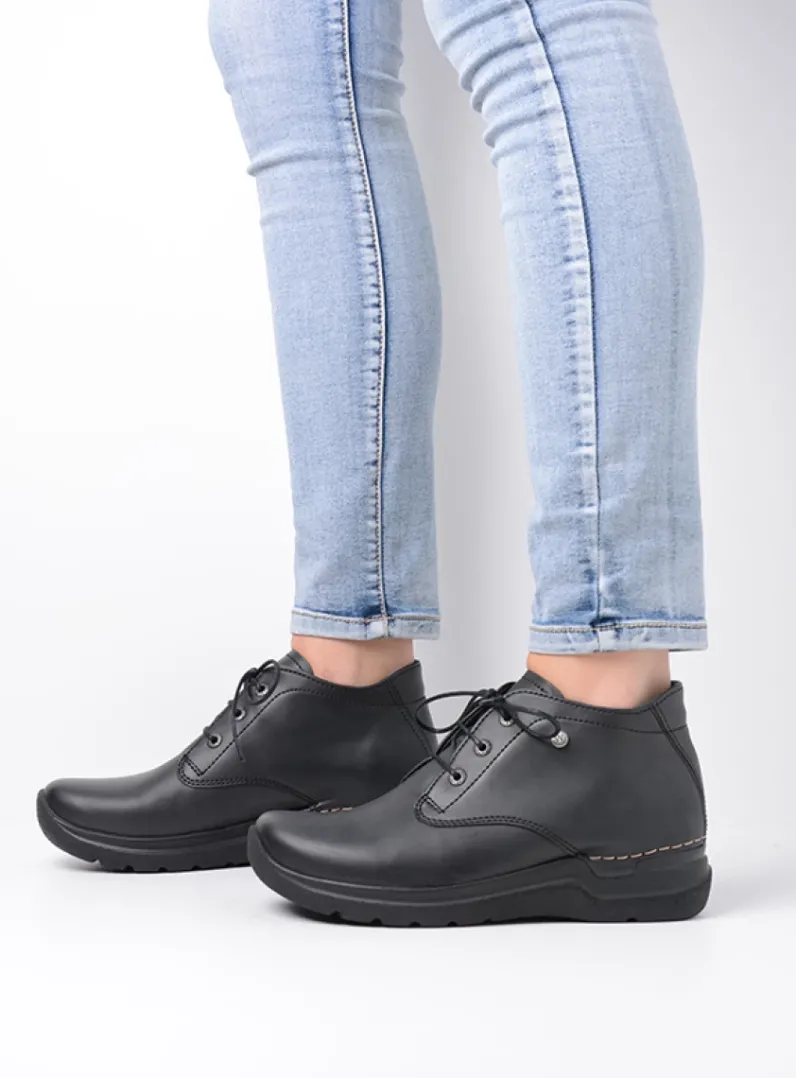 DAMES Wolky Hoge Veterschoenen|Wandelschoenen<Truth Vegan -
