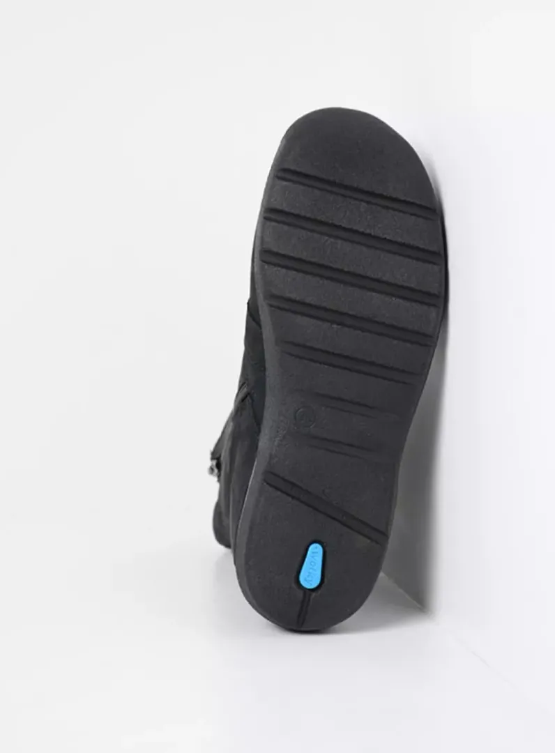 DAMES Wolky Hoge Veterschoenen|Veterlaarzen<Viper - zwart nubuck