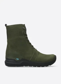 DAMES Wolky Hoge Veterschoenen|Veterlaarzen<Viper HV - pesto groen nubuck