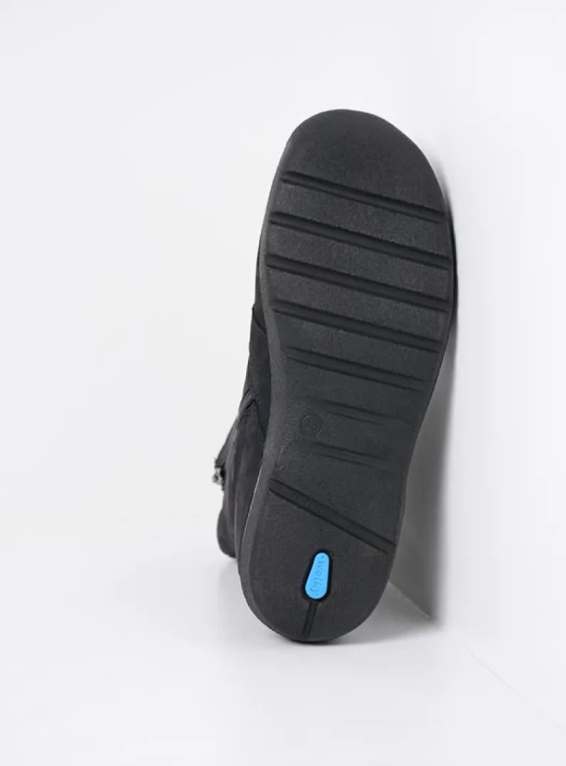 DAMES Wolky Hoge Veterschoenen|Veterlaarzen<Viper HV - zwart nubuck