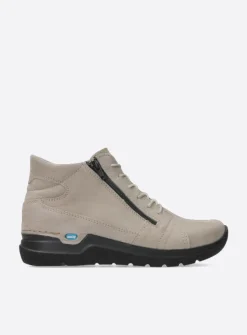 DAMES Wolky Hoge Veterschoenen|Herfst/Winter<Why - safari nubuck