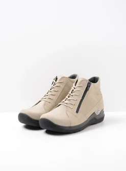 DAMES Wolky Hoge Veterschoenen|Herfst/Winter<Why - safari nubuck