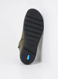 DAMES Wolky Hoge Veterschoenen|Wandelschoenen<Whynot HV - pesto groen nubuck