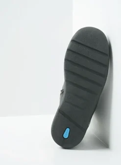 DAMES Wolky Hoge Veterschoenen|Wandelschoenen<Whynot HV - zwart leer