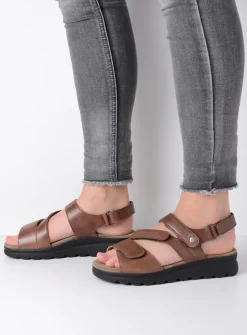 DAMES Wolky Sandalen<Yard - cognac leer
