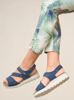 DAMES Wolky Sandalen<Yard - denim nubuck