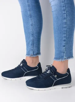 DAMES Wolky Sneakers|Lage Veterschoenen<Yell XW - denim nubuck