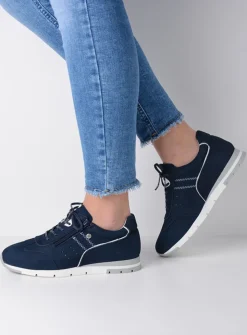 DAMES Wolky Sneakers|Lage Veterschoenen<Yell XW - denim nubuck