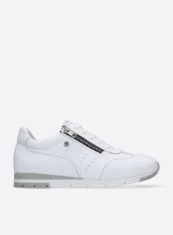 DAMES Wolky Lage Veterschoenen|Sneakers<Yell XW - wit leer