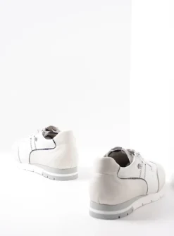 DAMES Wolky Lage Veterschoenen|Sneakers<Yell XW - wit/blauw leer