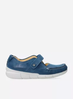 DAMES Wolky Bandschoenen<Yukon - blauw effectleer