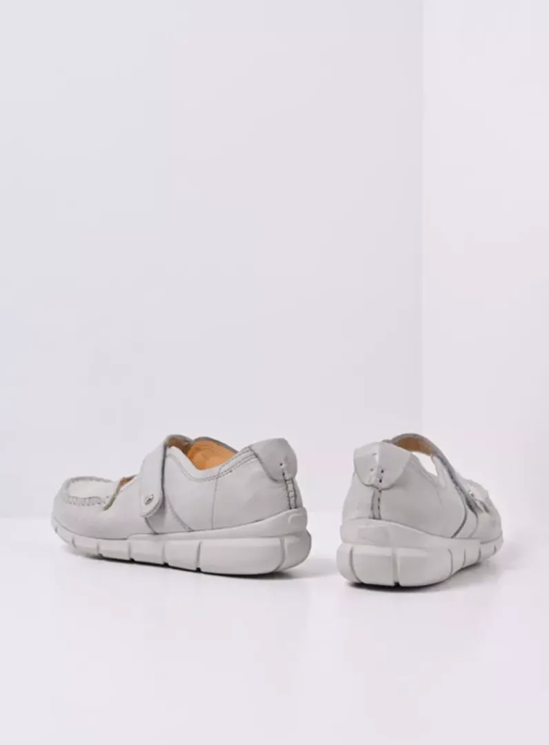 DAMES Wolky Bandschoenen<Yukon - gebroken wit effectleer