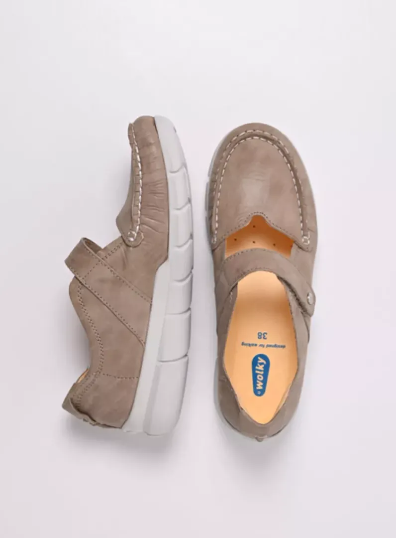 DAMES Wolky Bandschoenen<Yukon - safari effectleer