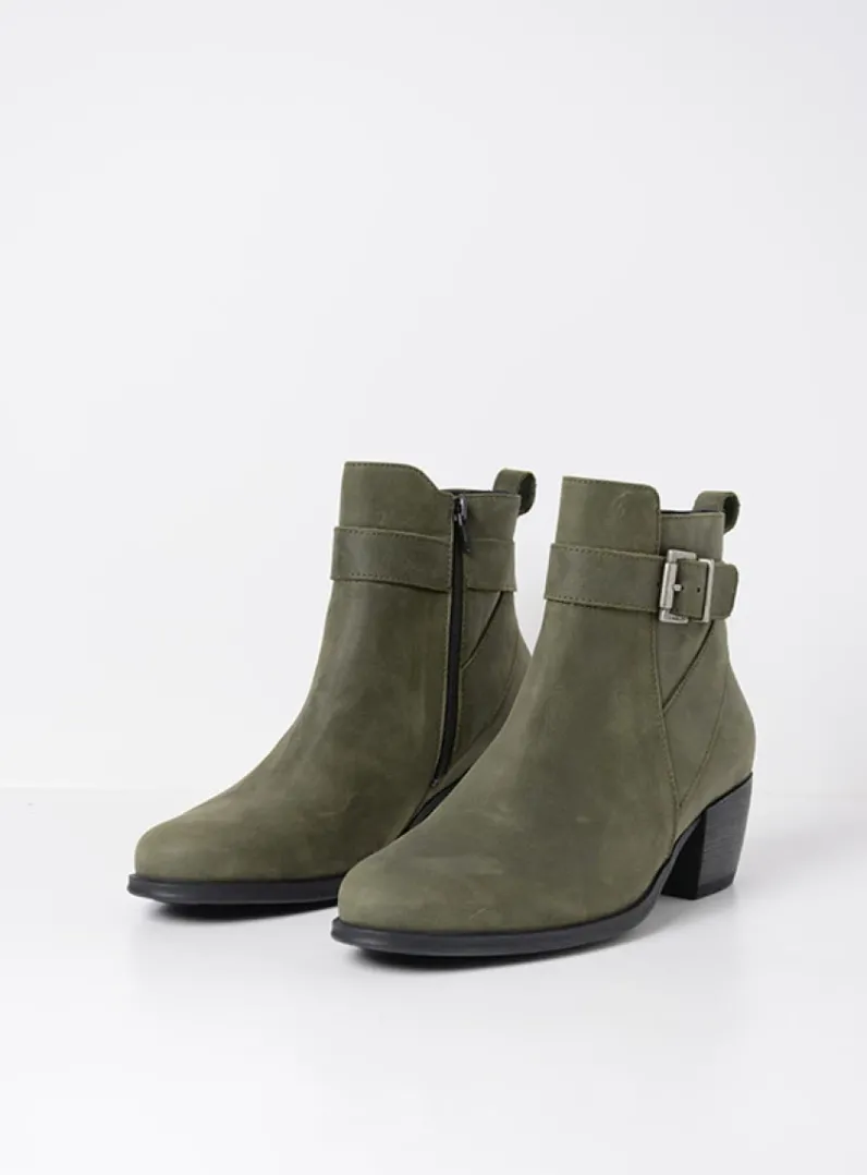 DAMES Wolky Cowboylaarzen|Herfst/Winter<Zavalla HV - forestgroen nubuck