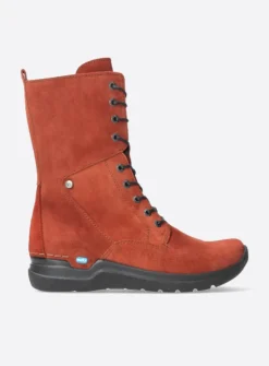 DAMES Wolky Hoge Veterschoenen|Veterlaarzen<Zigzag - terra suede